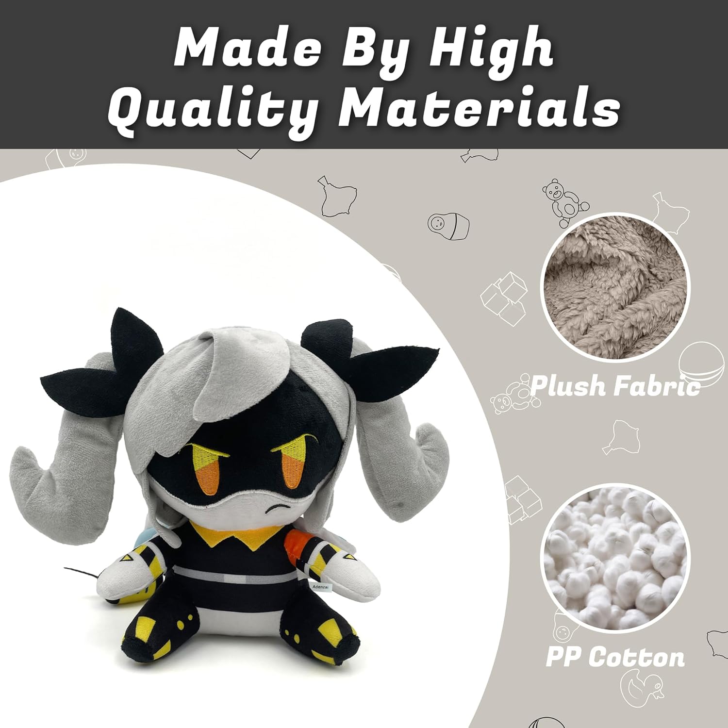 Plush Toys Plush Doll Cartoon for Fans, Stuffed Doll Gifts Kids Choice Birthday Presents for Kids (J) Cute Halloween Plush Toy - Image 3