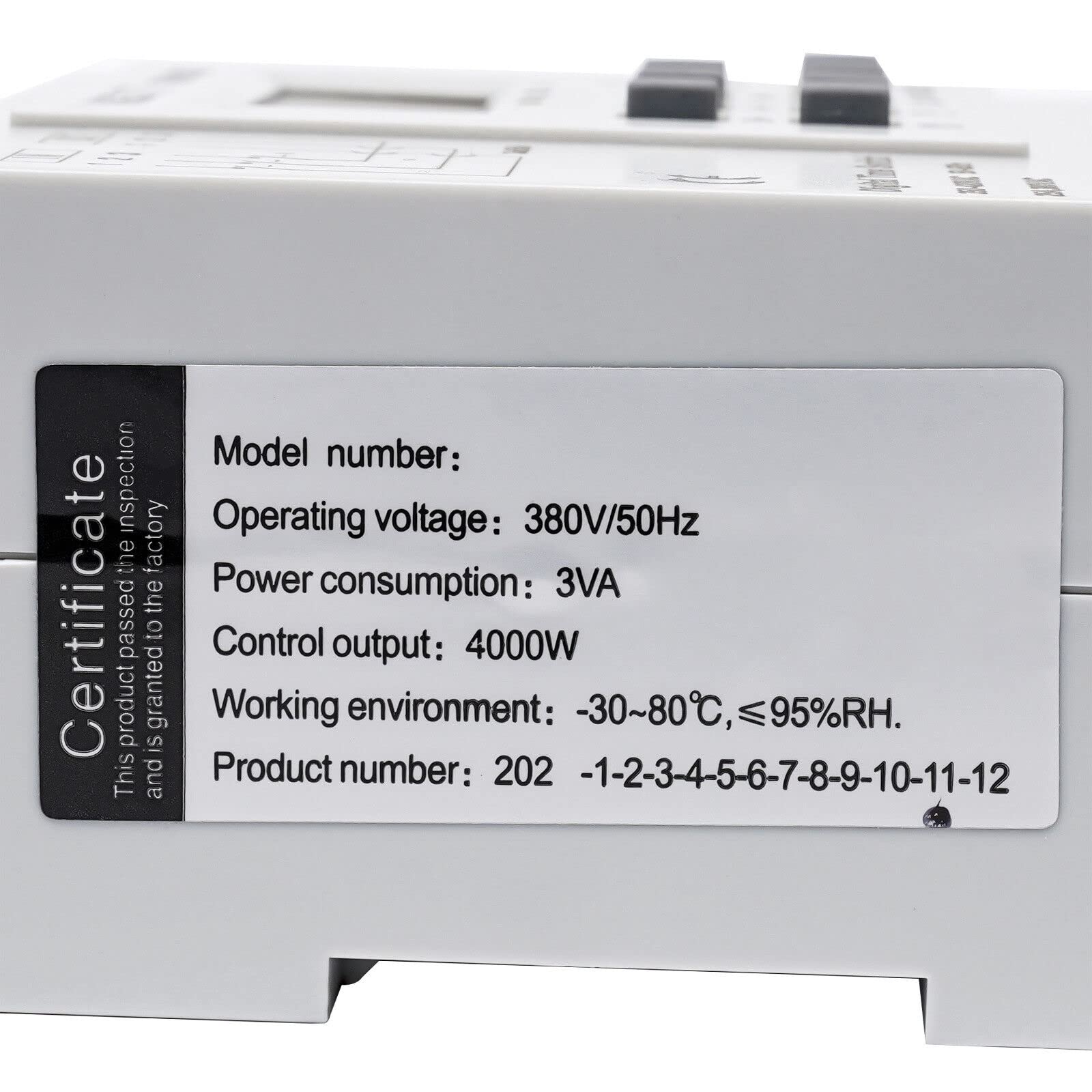 380 V, 3 fasi, programmabile, timer programmabile, 25 A, timer programmabile, timer programmabile