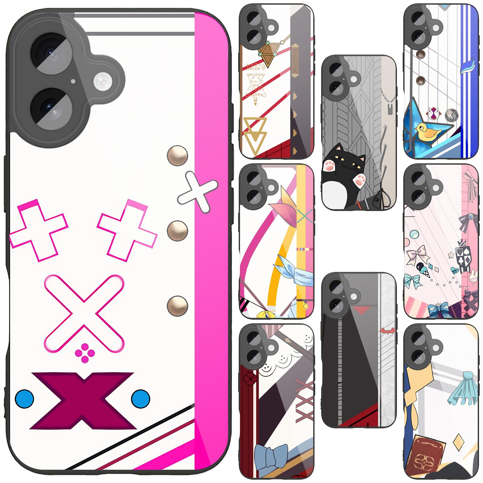 Smartphone Case, iPhone 16 Pro Max Mobile Cover Compatible with All Models, Hana Kenya iPhone Smartphone Cover for 16 Pro Max, Stylish, Shockproof, Cute, Waterproof Case, Camera Lens Protection