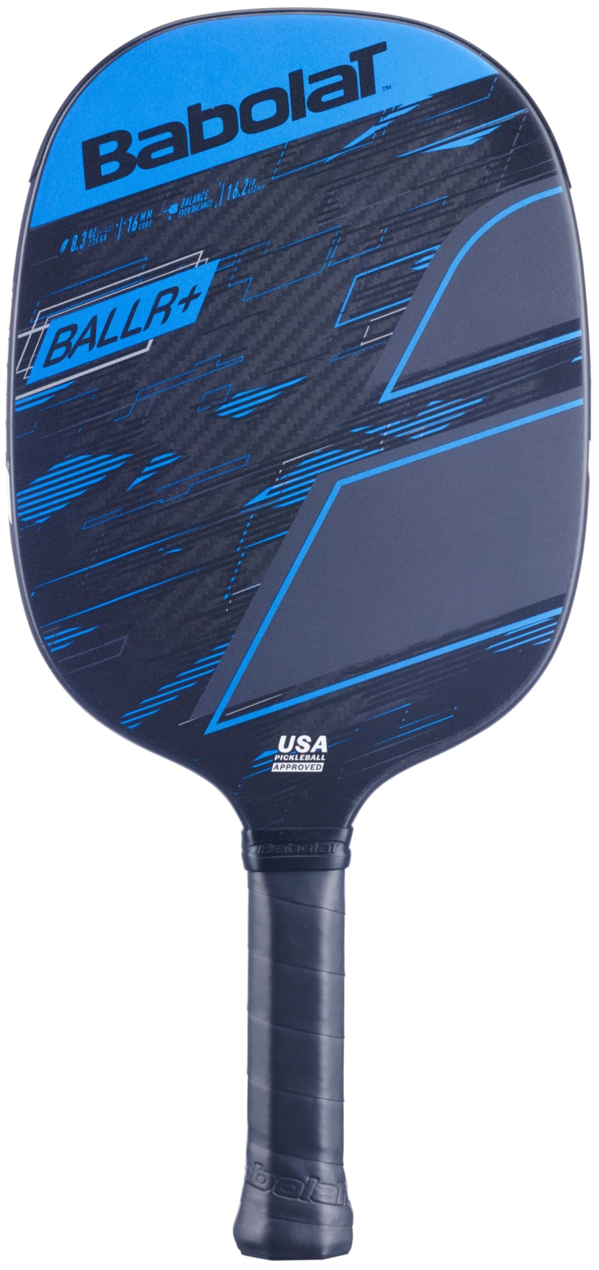 Babolat BALLR + Pickleball Paddle (Black/Blue)
