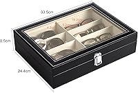 Vista 2 de Caja para anteojos de Co-z, organizador de anteojos, caja de almacenamiento con visualización