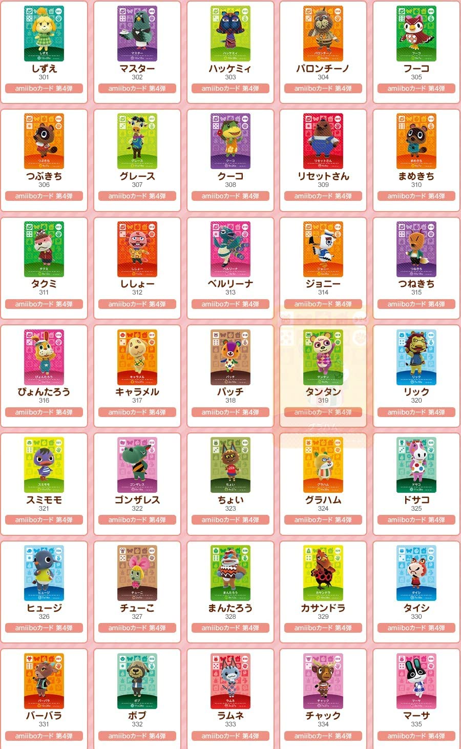 Amazon.co.jp: どうぶつの森amiiboカード 第4弾 1BOX (50パック入り  