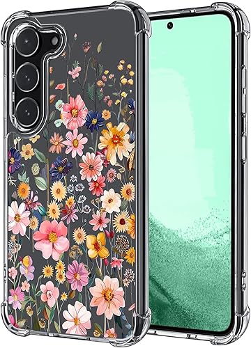 Miniatura 8 de Gifun Funda de Bulldog Francés para S23, PC duro + TPU Bumper Funda protectora transparente compatible con Samsung Galaxy S23 (no para S23 PlusS23