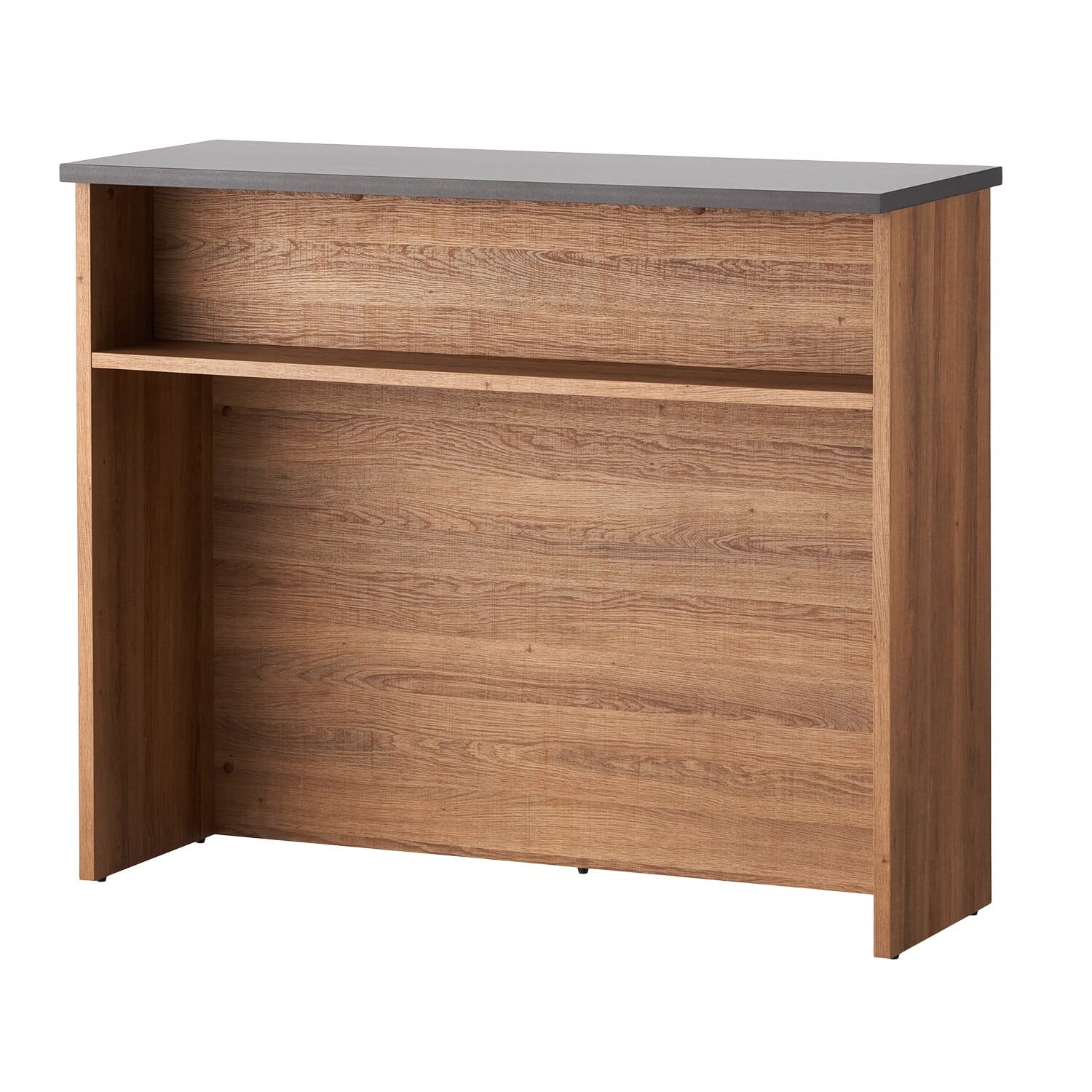 Amazon | オフィスコム 法人様向け レモダ 木製ハイカウンター 受付  