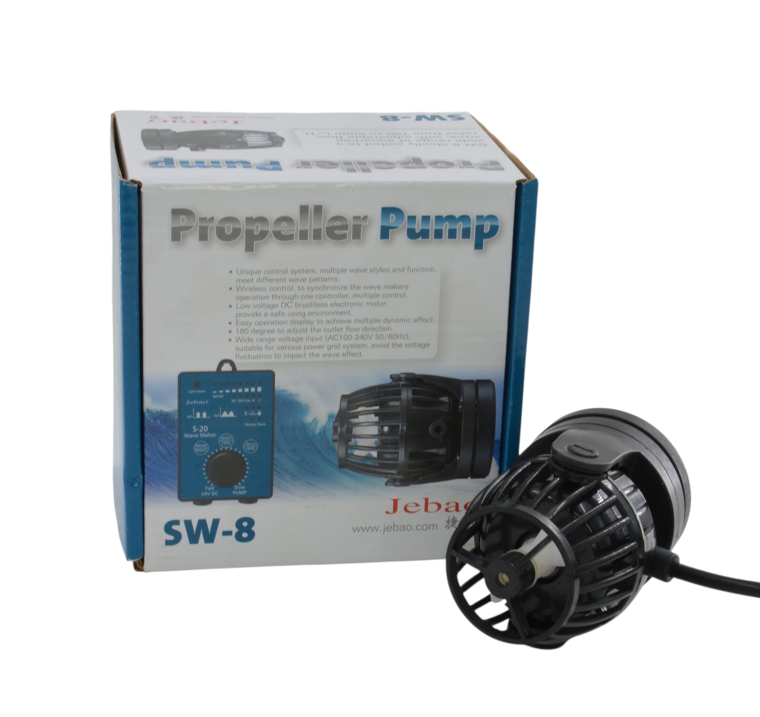 Amazon.com: Jebao SW8 Propeller Water Pump Wave Maker | Controller 