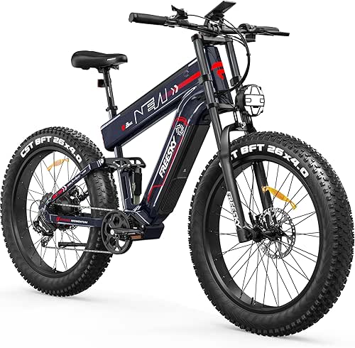 FREESKY Dual Battery 48V 41AH 160 Mile 40MPH Electric Bike