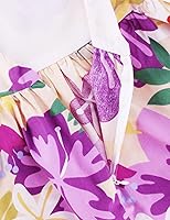 Vista 15 de Vestido de verano para niña, de algodón, con diseño floral