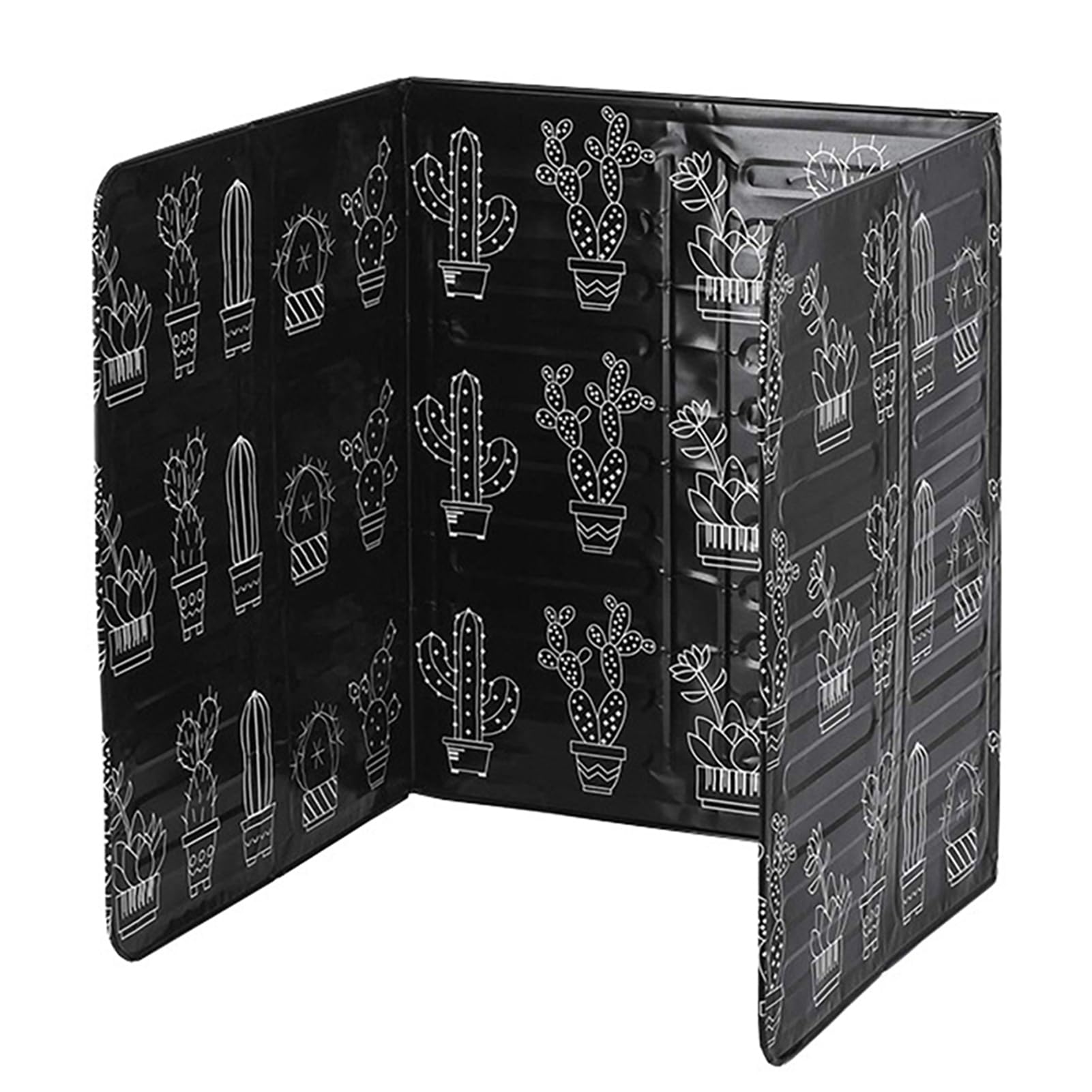 3 Sided Splatter Guard for Stove Top,Splash Shield Panel for Kitchen Wall Screen Baking Protector,Fine Mesh Oil Splash Guard (Black)…