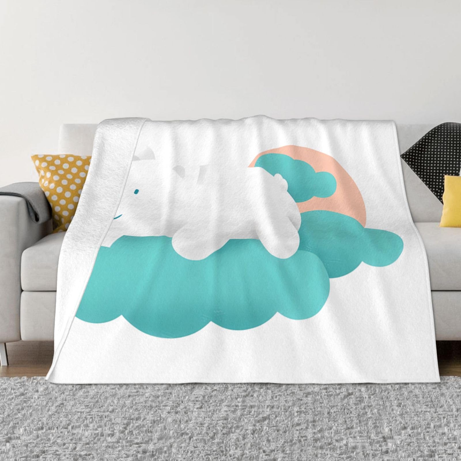 Couverture polaire douce PHAYAH pour des soirées canapé cocooning