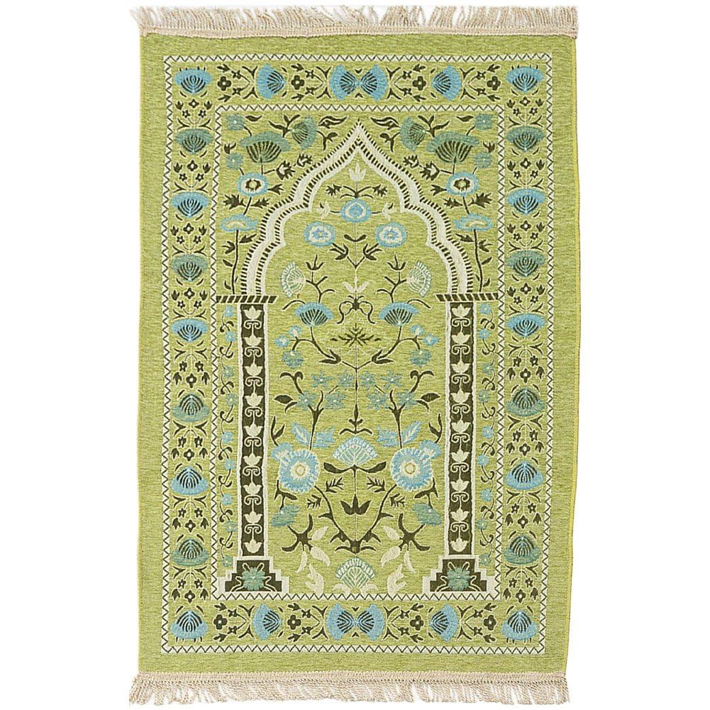 Tapis de prière à pompon Sajada idéal pour la prière à la maison