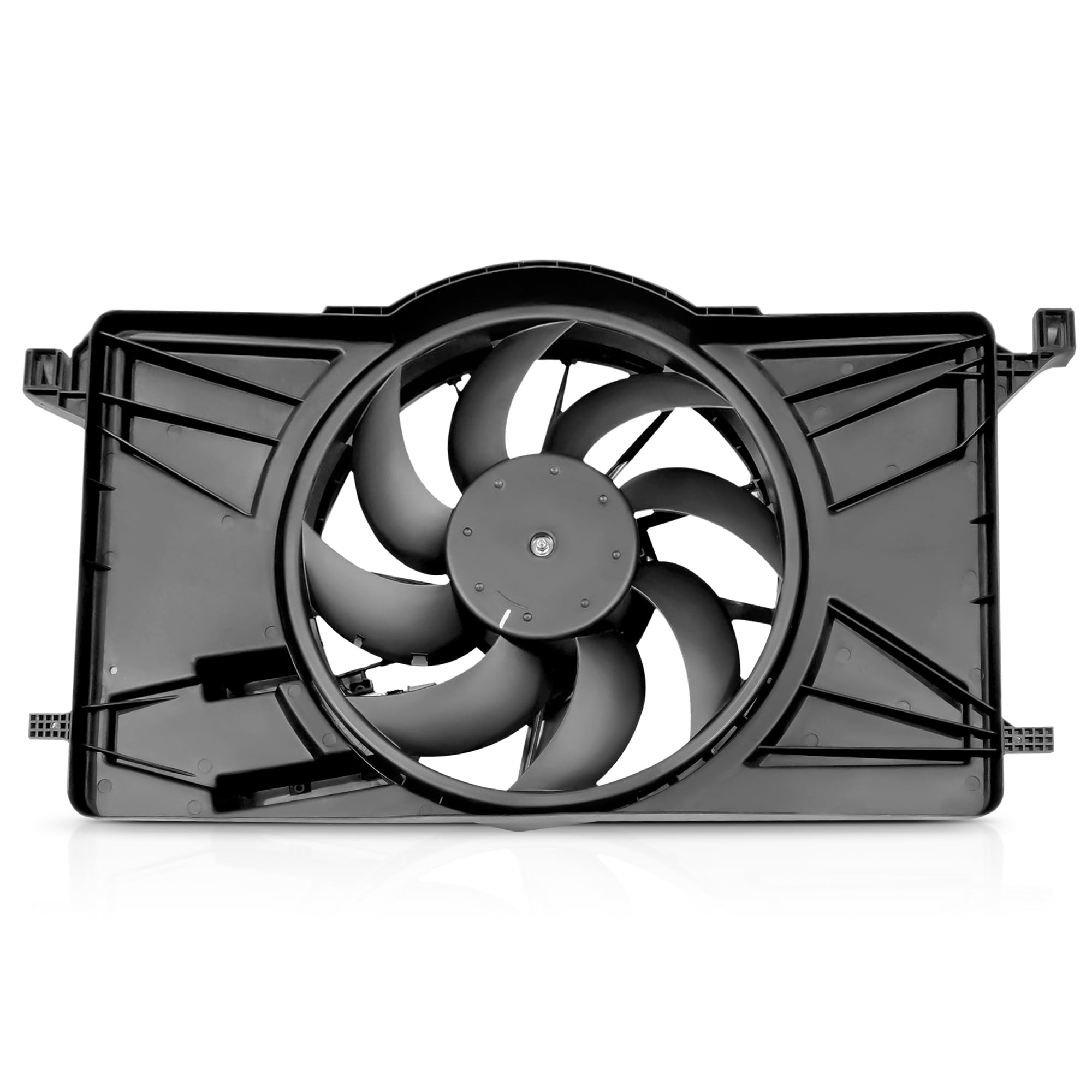 PartsFlow Engine Cooling Fan Assembly for 2012 2013 2014 2015 2016 2017 2018 Ford Focus 2.0L L4 621-606