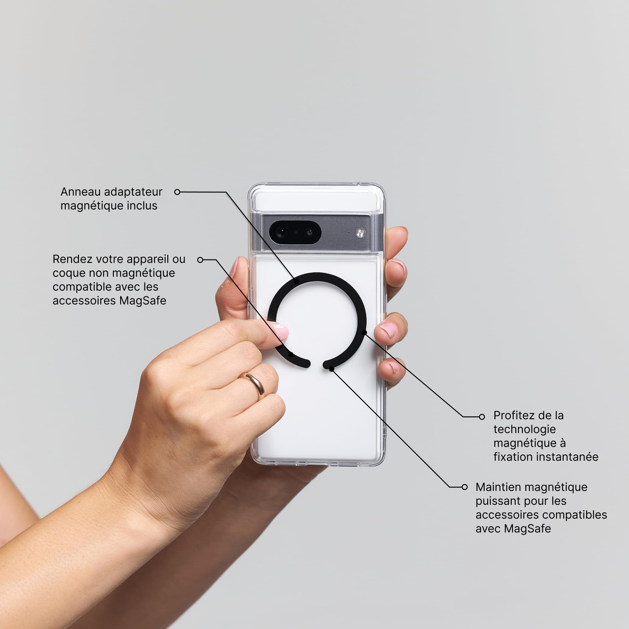 Jaune - Citron d'été pour l'été PopSockets PopGrip pour MagSafe