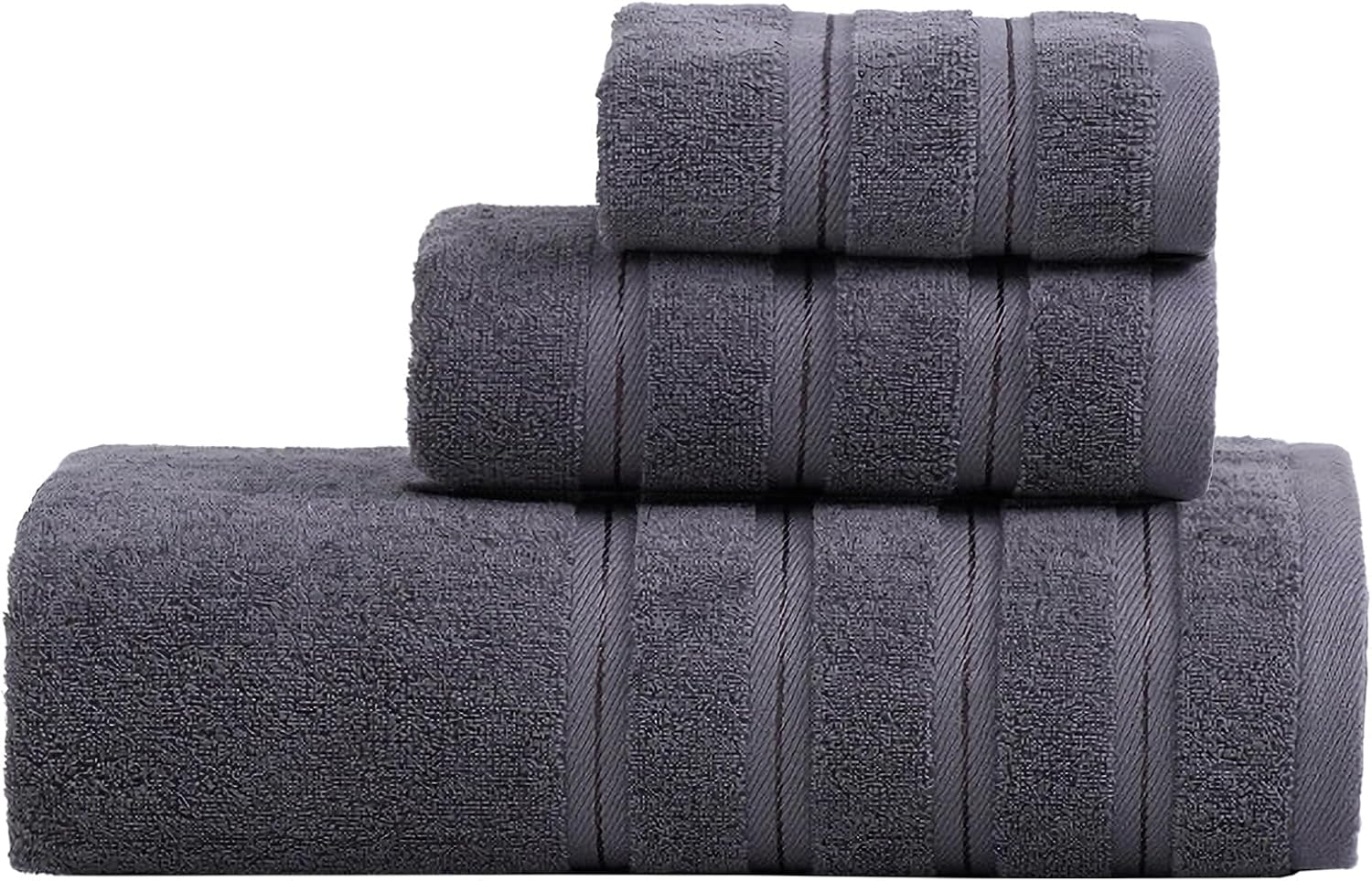 WONIU Large Bath Towels Set of 3Quickly Absorb Moisture