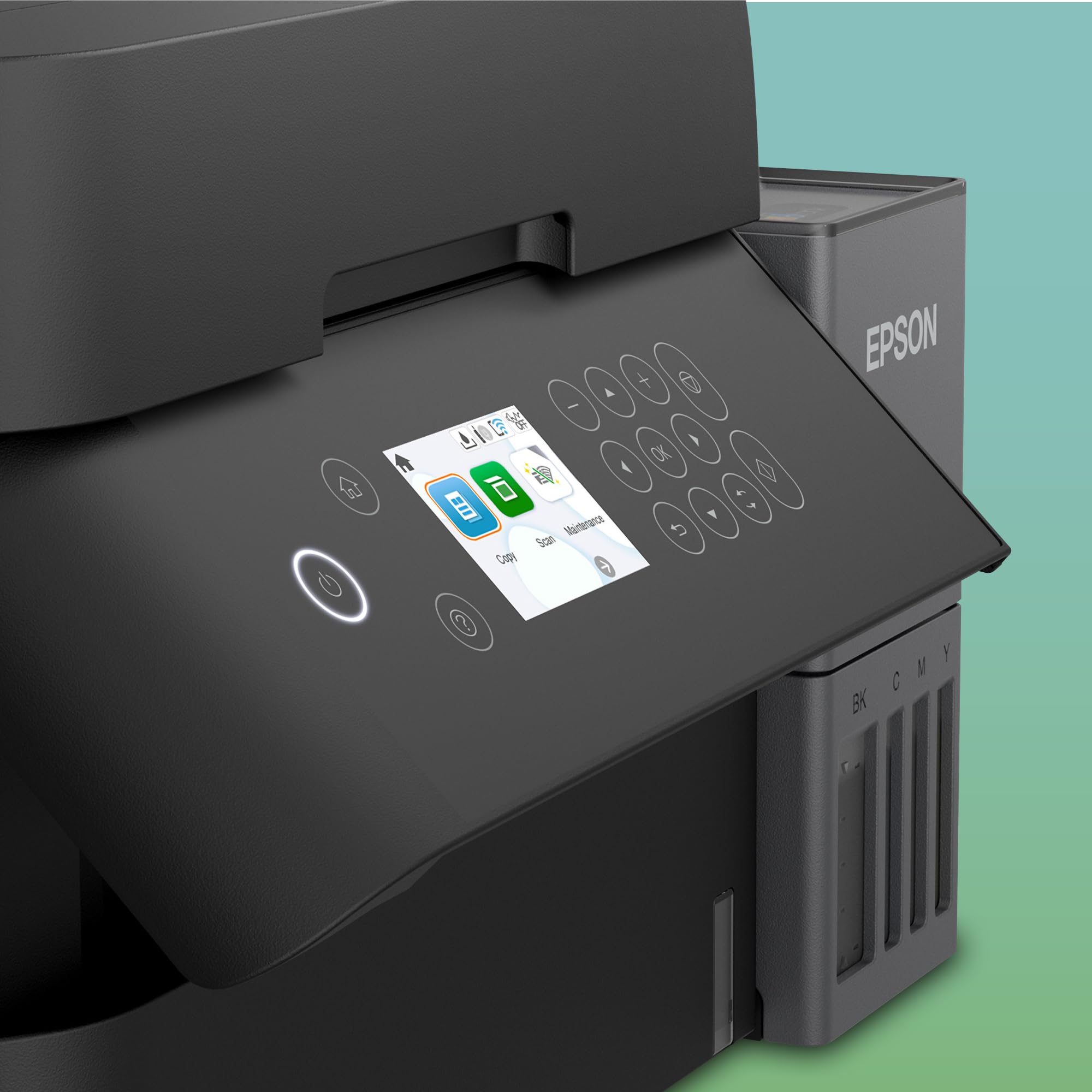 Epson EcoTank ET-3950 Impresora de Depósito de Tinta Wi-Fi A4 Doble Cara Imprimir Copiar Escanear Pantalla LCD 6,1cm ADF 30 Hojas Tinta Incluida