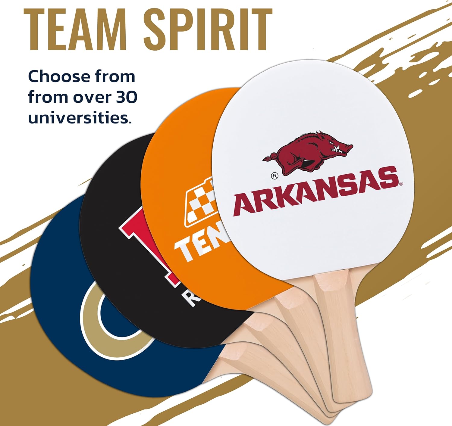 Officially Licensed College Pickleball Paddle – Choose Your University Team – Fun Gift for Fans, Dorms & Game Rooms – Pickleball Racket with School Logo, USAPA Approved