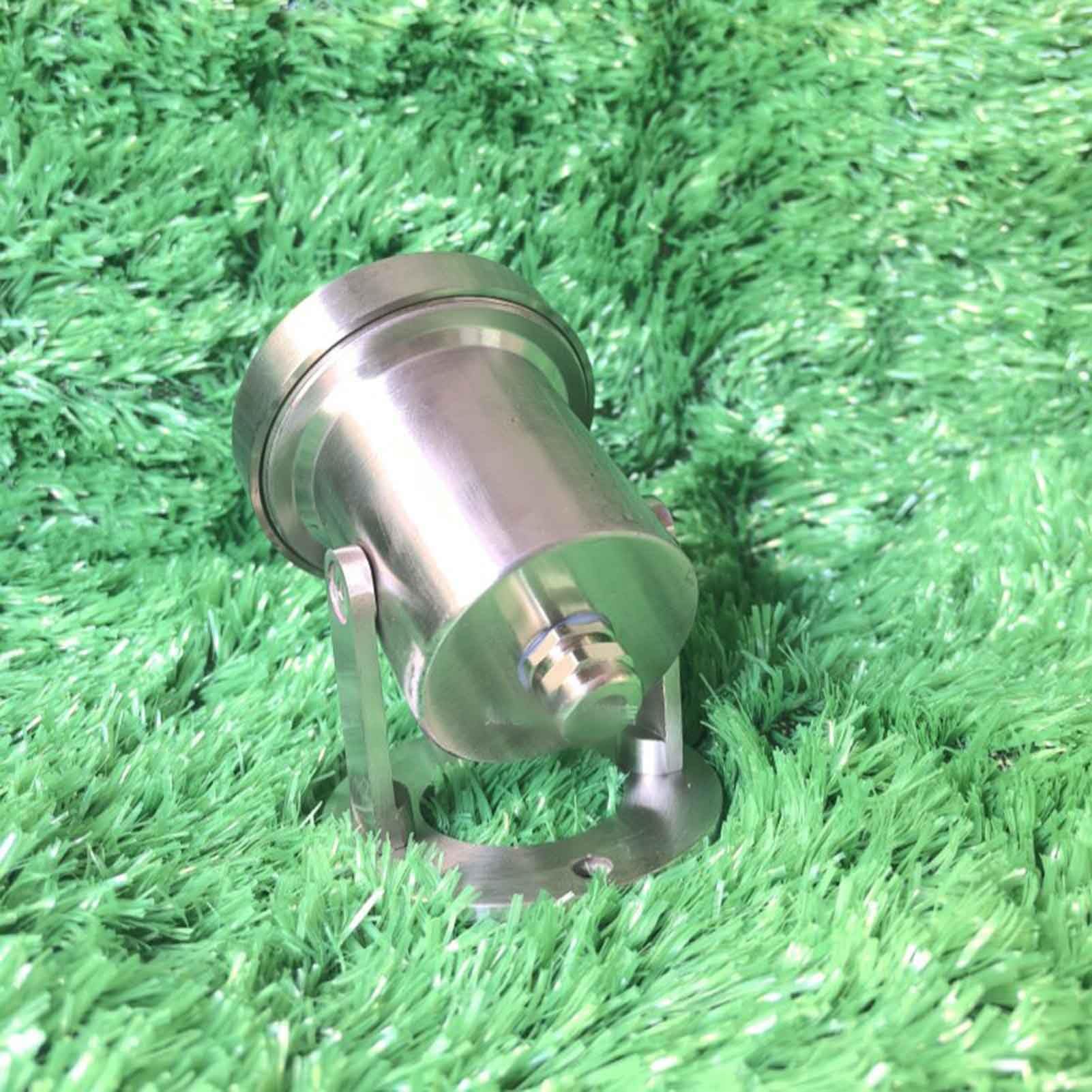 LED Strahler, 3W Wasserdicht Edelstahl Licht für Teich, Brunnen, Park, Pool Beleuchtung