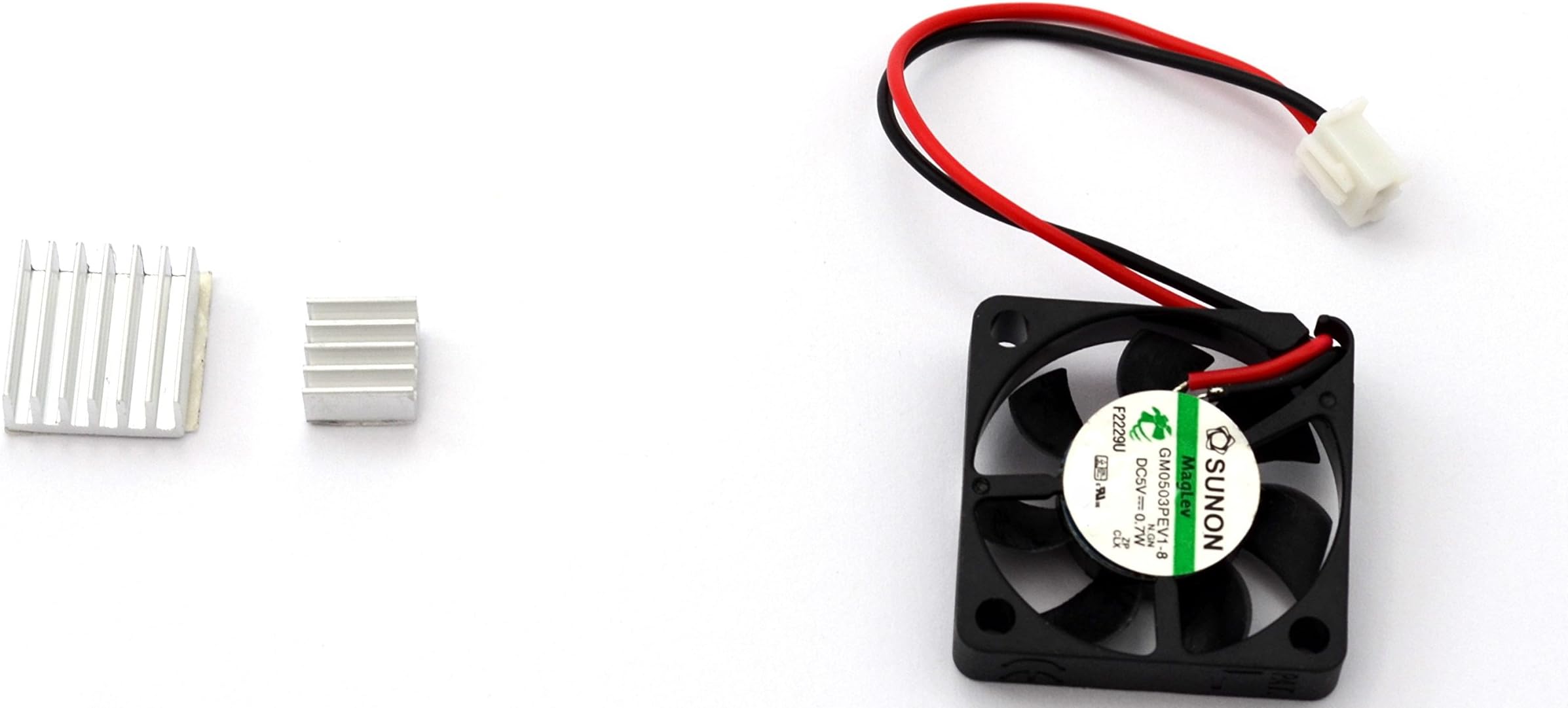 (Discontinued) Stratux 30mm x 30mm x 7mm Fan and Heat Sink for Raspberry Pi 3