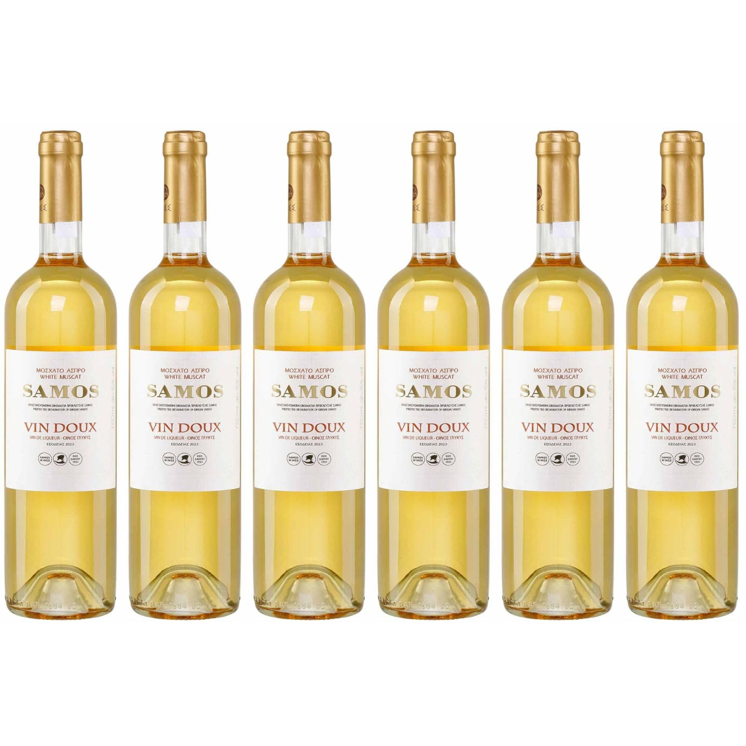 6x 0,75l Samos Vin Doux Likörwein süß UWC | 15% Vol.
