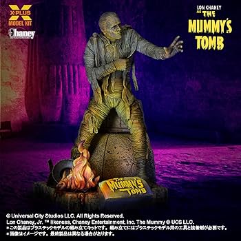 エクスプラス　The Mummy's Tomb ミイラ プラモデル完成品 71Tk1rady7L._AC_UF350,