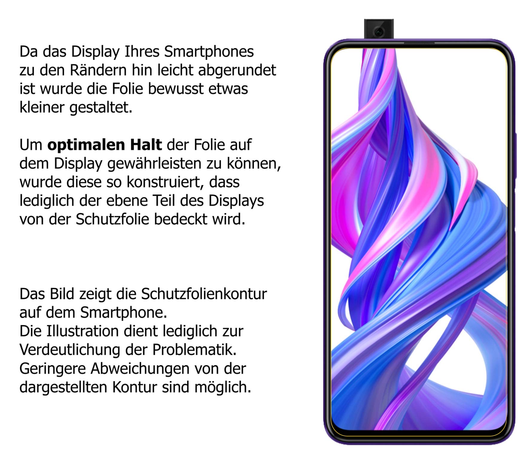 1 1x Pellicola Per Honor 20 Protettiva Protezione Opaco Flessibile