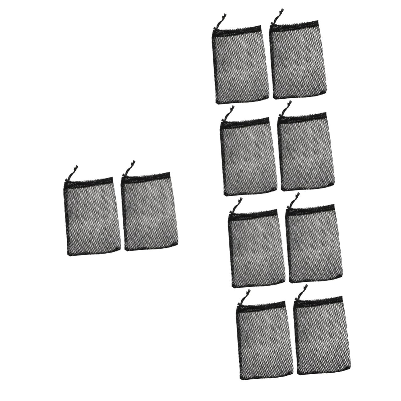 ABOOFAN 10stücke Golfs Aufbewahrungstaschen Aus Mesh Golf Tragbare Golfsport Zubehör Mit Kordelzug Robuste Atmungsaktive Und Leicht Zu Reinigende Taschen Für Golfer