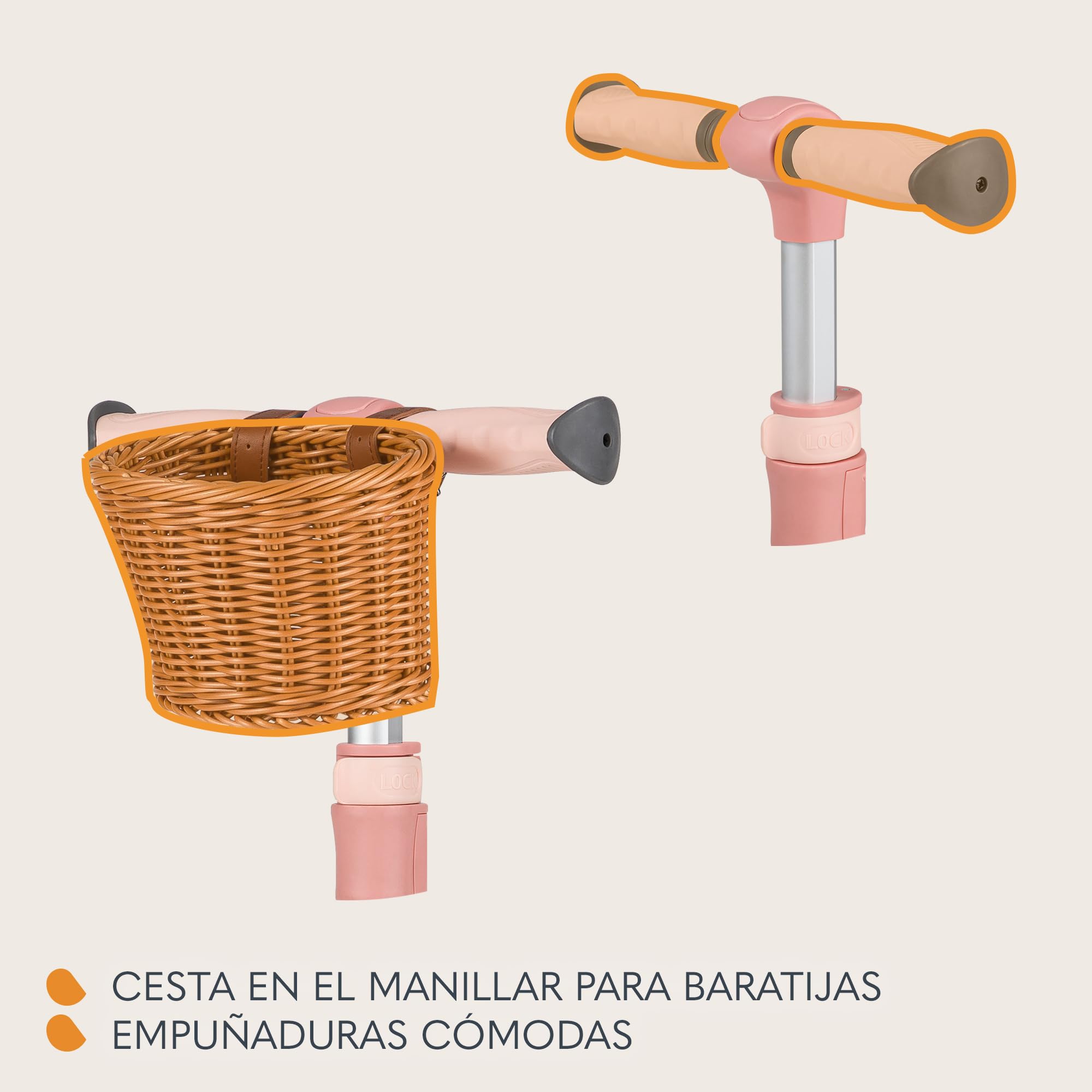 LIONELO Franky Bicicleta y Patinete 2 en 1 para niños de hasta 50 kg, Apto para niños de 1 a 7 años, con Asiento y Manillar Ajustables, Ruedas LED, Marco Reforzado