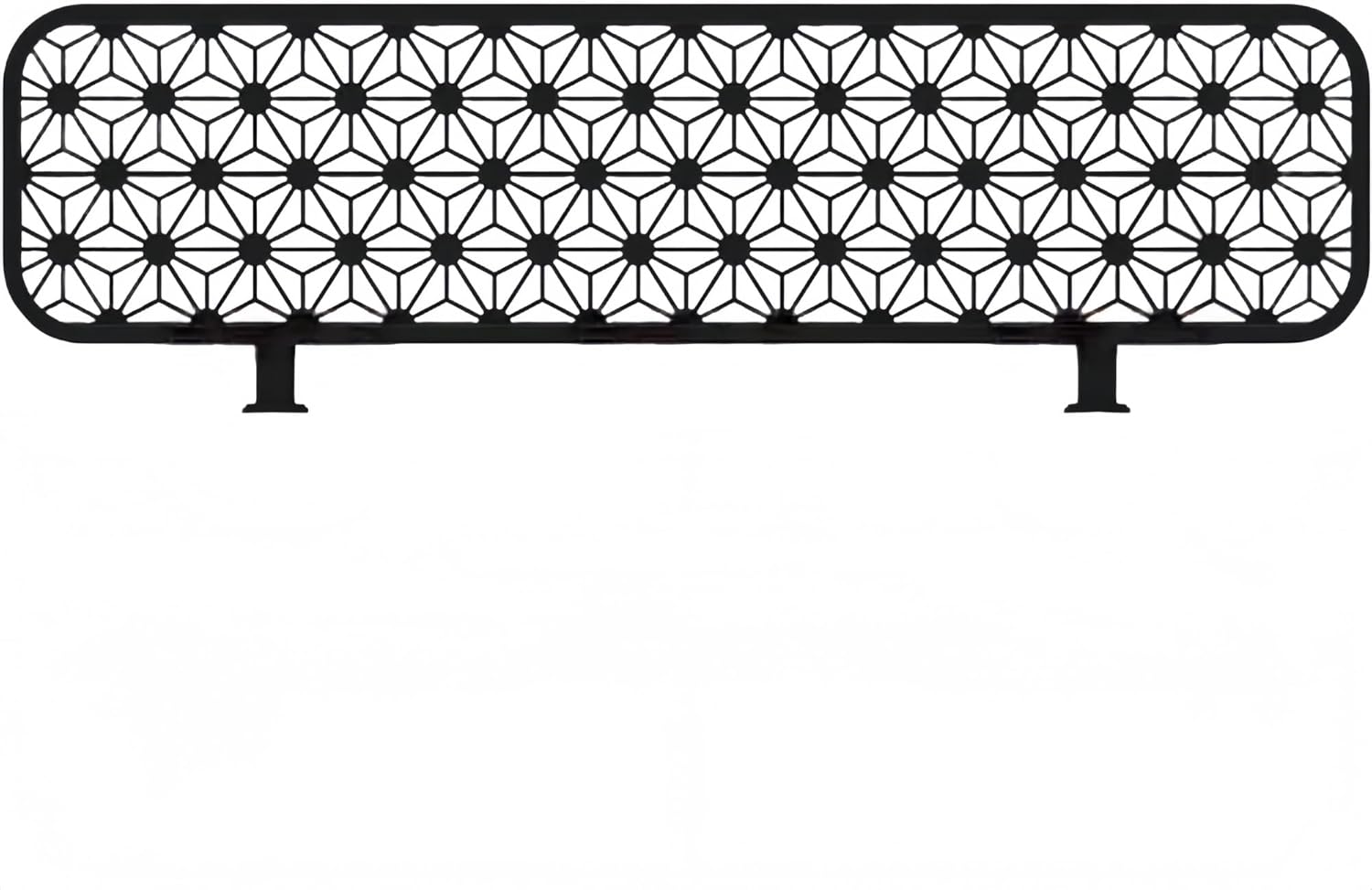 Translucent Glass Restaurant Screen Panel - Semi-Privacy Table Separator & Divider for Dining Areas, Low Countertop Partition Fence for Bar & Office (A2)