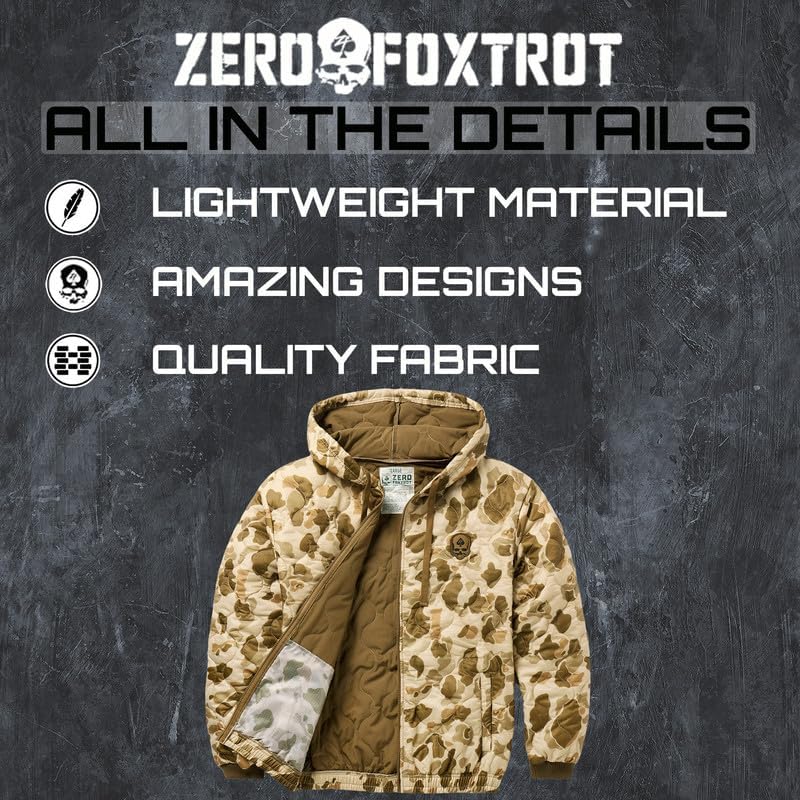 Zero Foxtrot Zip Up Woobie Hoodie - Sizes Small - 3X-Large - Image 6