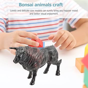Amazon.co.jp: ミニチュア牛フィギュア4点セット ミニ牛モデルおもちゃ