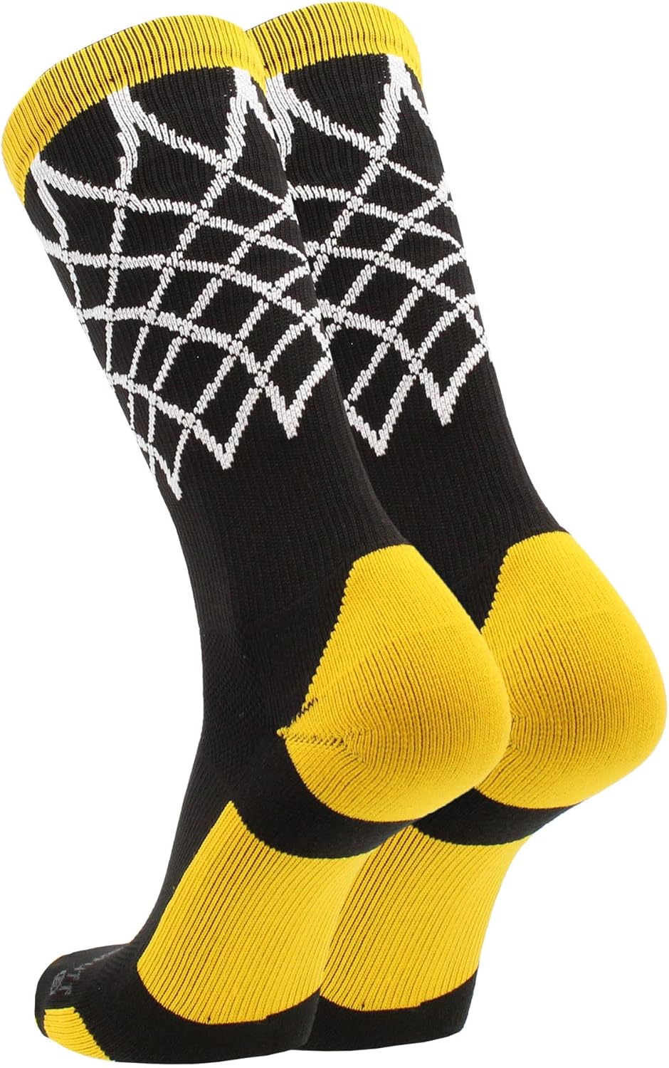 MadSportsStuff Elite Basketball Socks with Net Crew length - made in the USA - Image 2