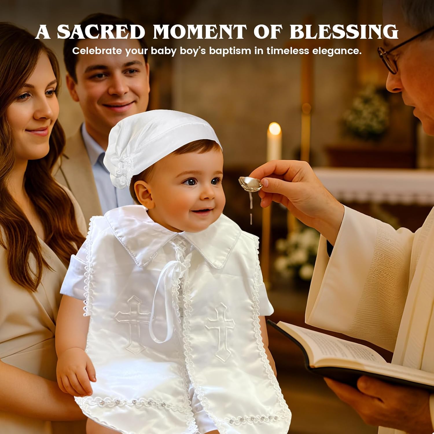 Baptism Outfits for Boys,Baby Boy Christening Outfit,White Baptism Dress Clothes for Boys - Traje De Bautizo Para Niño - Image 4