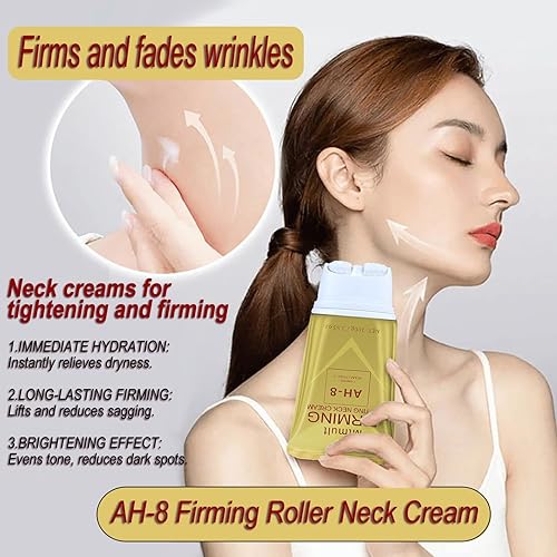 Miniatura 5 de Mtmult AH-8 Crema reafirmante para el cuello, cremas para el cuello para tensar y reafirmar, crema para el cuello que aprieta la piel flácida,
