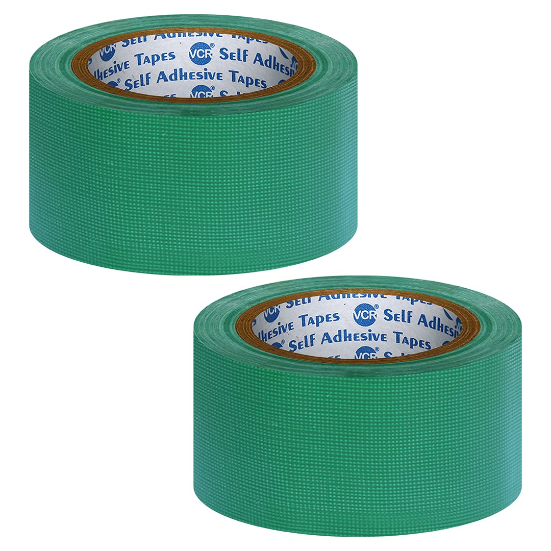 VCR Green Duct Tape - 18 Meters in Length 48mm / 2" Width - 2 Rolls Per Pack - Strong Book Binding Tape - Waterproof Heavy Duty Duct Tape (B07SW4XGLB) Amazon Price History, Amazon Price Tracker