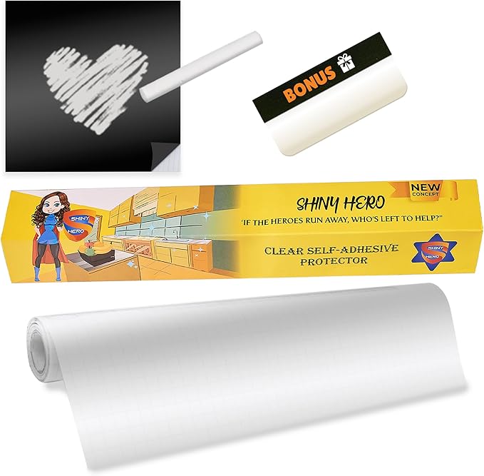 Clear Wall Protector Contact Paper Self Adhesive Removable Film Kitchen