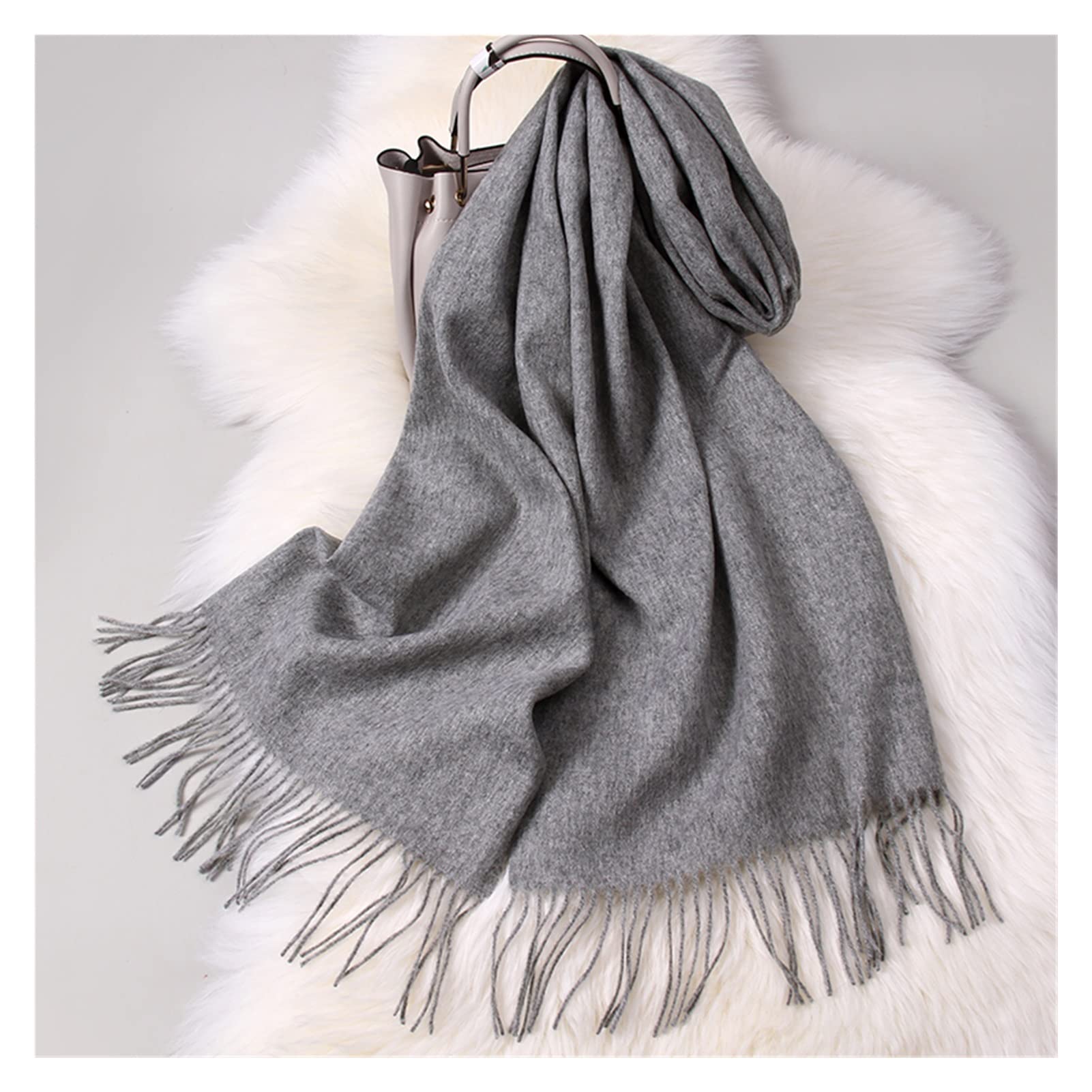 Foulard Donna Donne Sciarpa Invernale Cashmere Feeling Pashmina Scialle Involucri Morbidi Coperta Calda Sciarpe For Le Donne Sciarpa Con Sciarpe Nappa For Signore Sciarpa Unisex