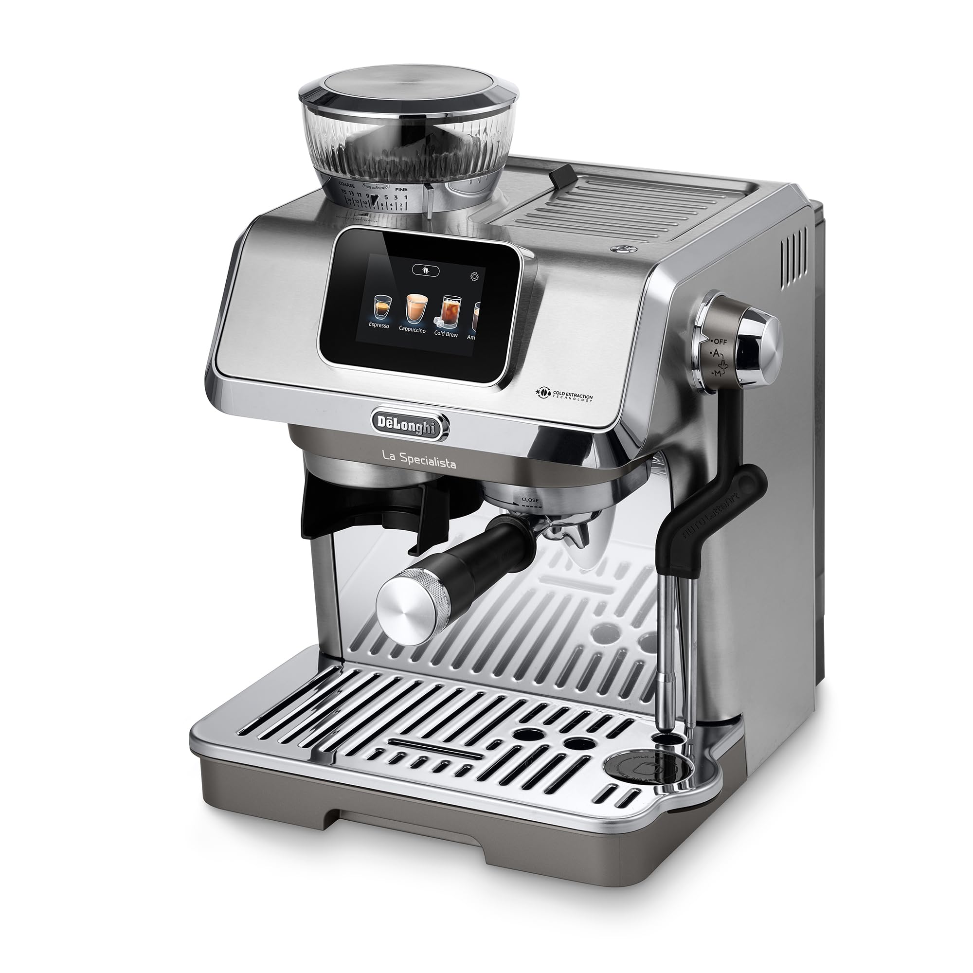 De'Longhi La Specialista Arte EC9155.MB Coffee Machine, Silver