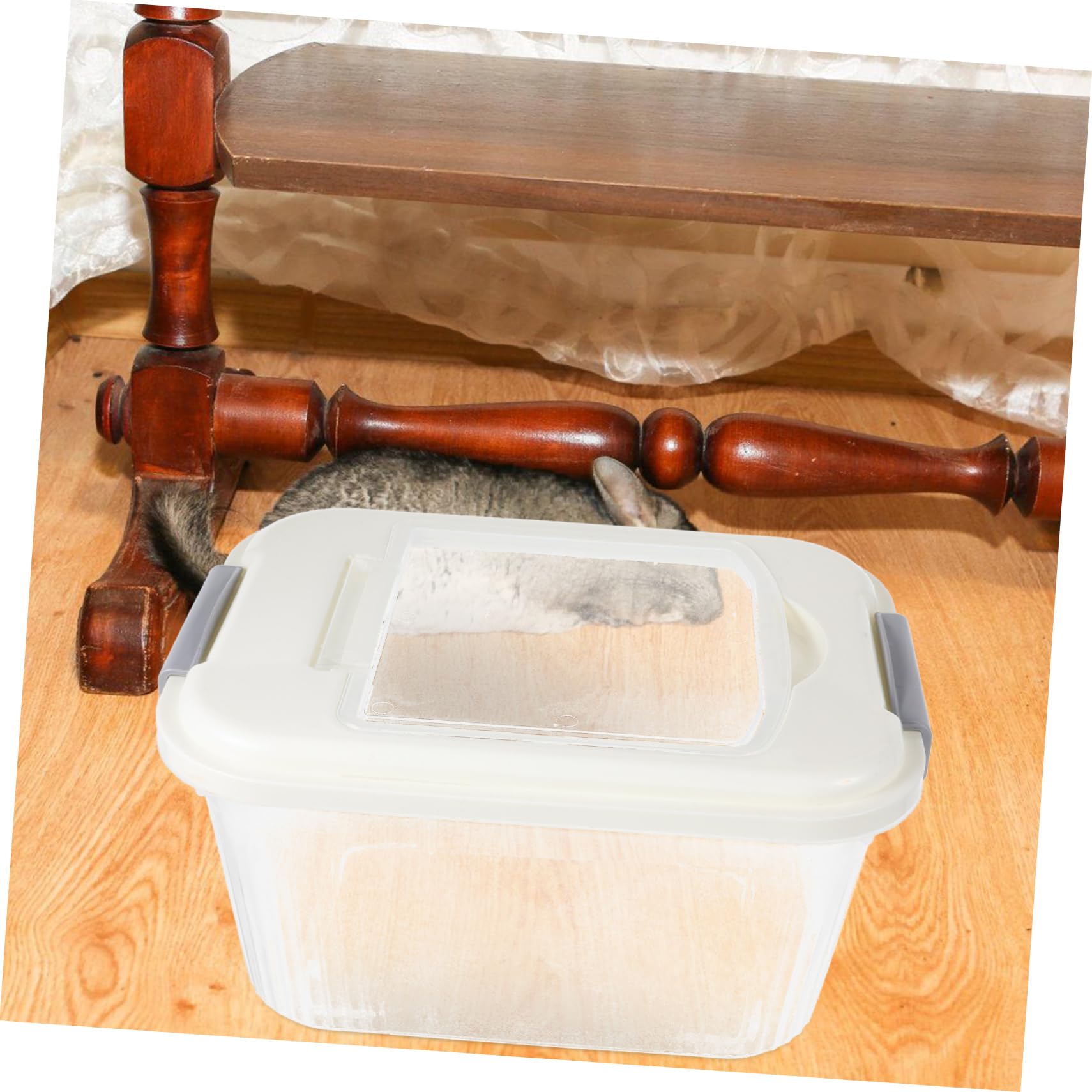 Hamster Sandbad Mit Abdeckung Transparentes Badezimmer Für Kleine Haustiere Für Hamster Chinchillas Und Andere Kleintiere Leicht Zu Beobachten Und Vielseitig Einsetzbar