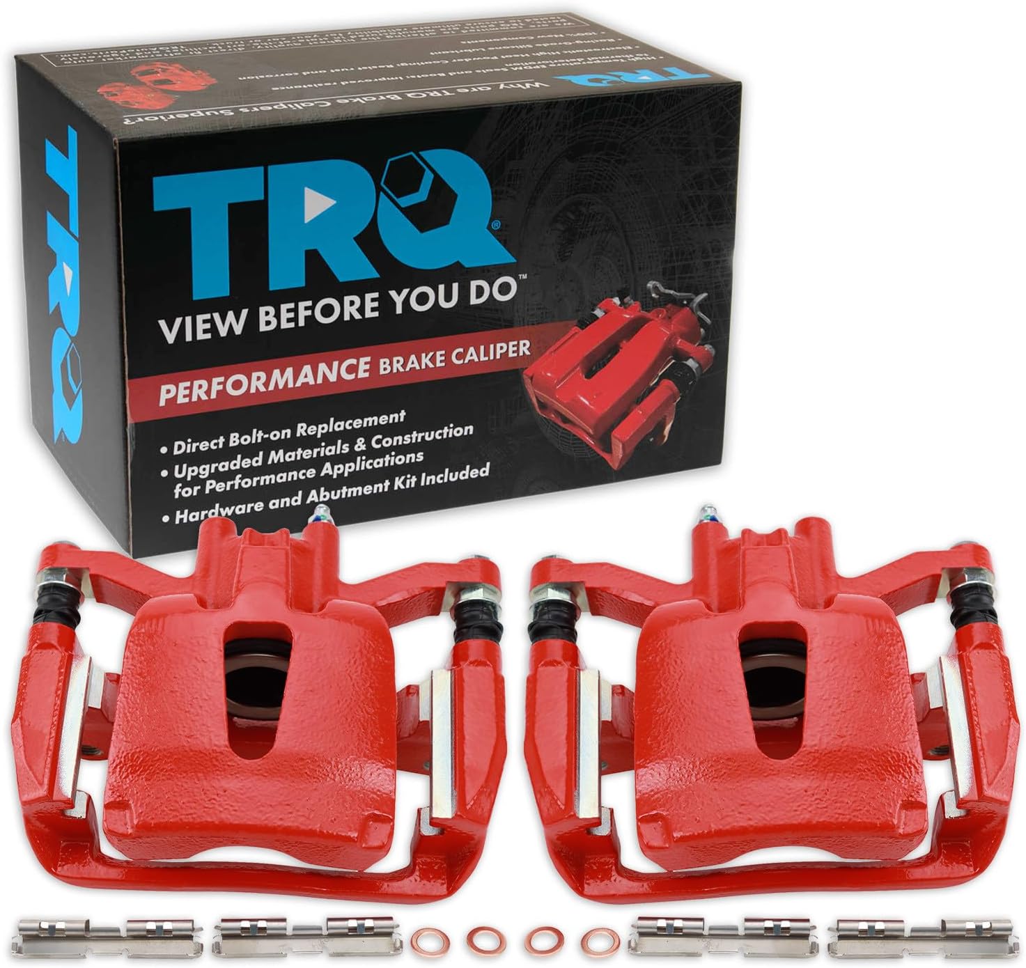TRQ Performance Rear Driver and Passenger Side Brake Caliper Set