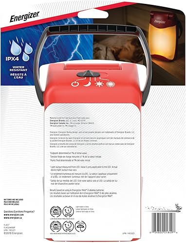 Vista 3 de Energizer Linterna LED plegable para campamento, IPX4, resistente al agua, para campamento, pesca, al aire libre, corte de energía, luces compactas