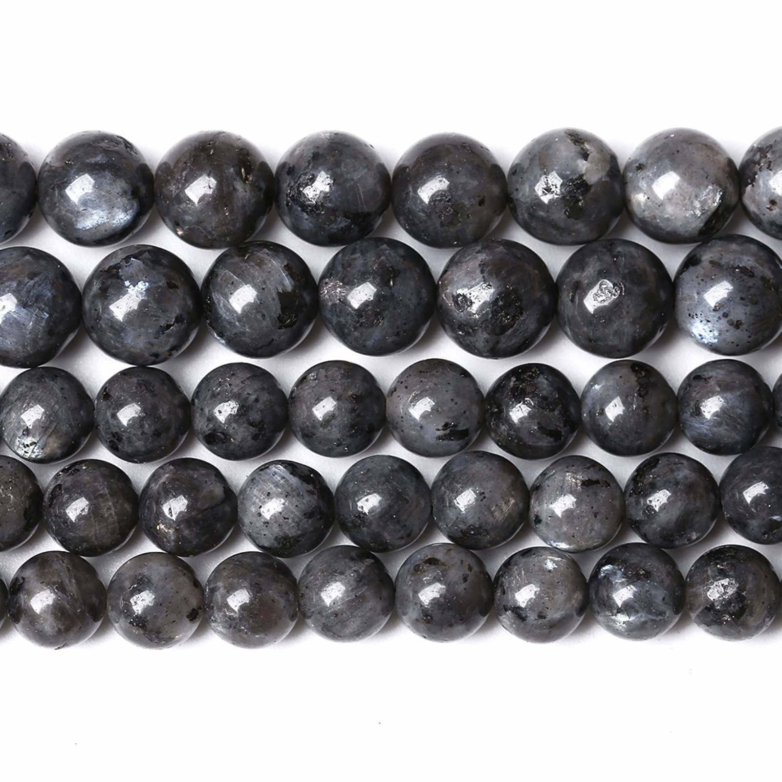 4MM 88PCS Natural Stone Black Labradorite Beads for Jewelry Making DIY Bracelet โ image 1