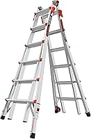 Little Giant Velocity 26 Ft Multi-Position Ladder: 300lb Type IA Aluminum with Ratchet Levelers & Wheels