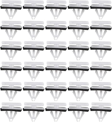 30 piezas de clips de moldeo de panel basculante exterior con sellador para Ford Escape F-150 MKC Ranger Re# W715201-S300 W716351-S300