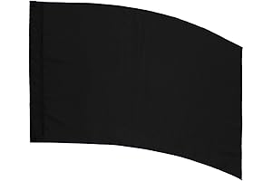 DSI Color Guard Stick Practice Flag - Curved Rectangle