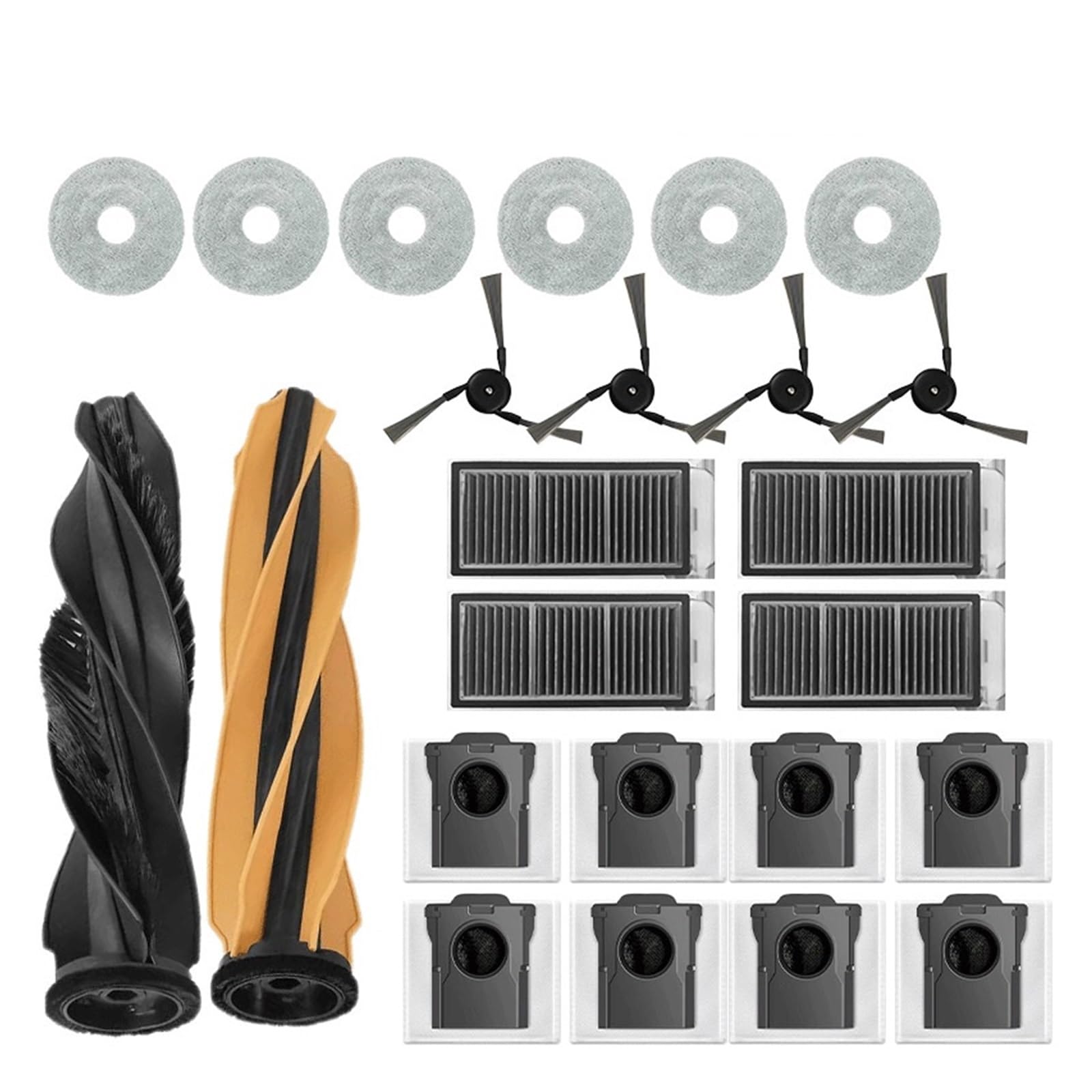 Kicici Compatible With Dreame X50 Ultra / S40 Enhanced Edition Robot Vacuum Cleaner Accessories Main Roller Side Brush Hepa Filter Mop Dust Bag Parts(O)