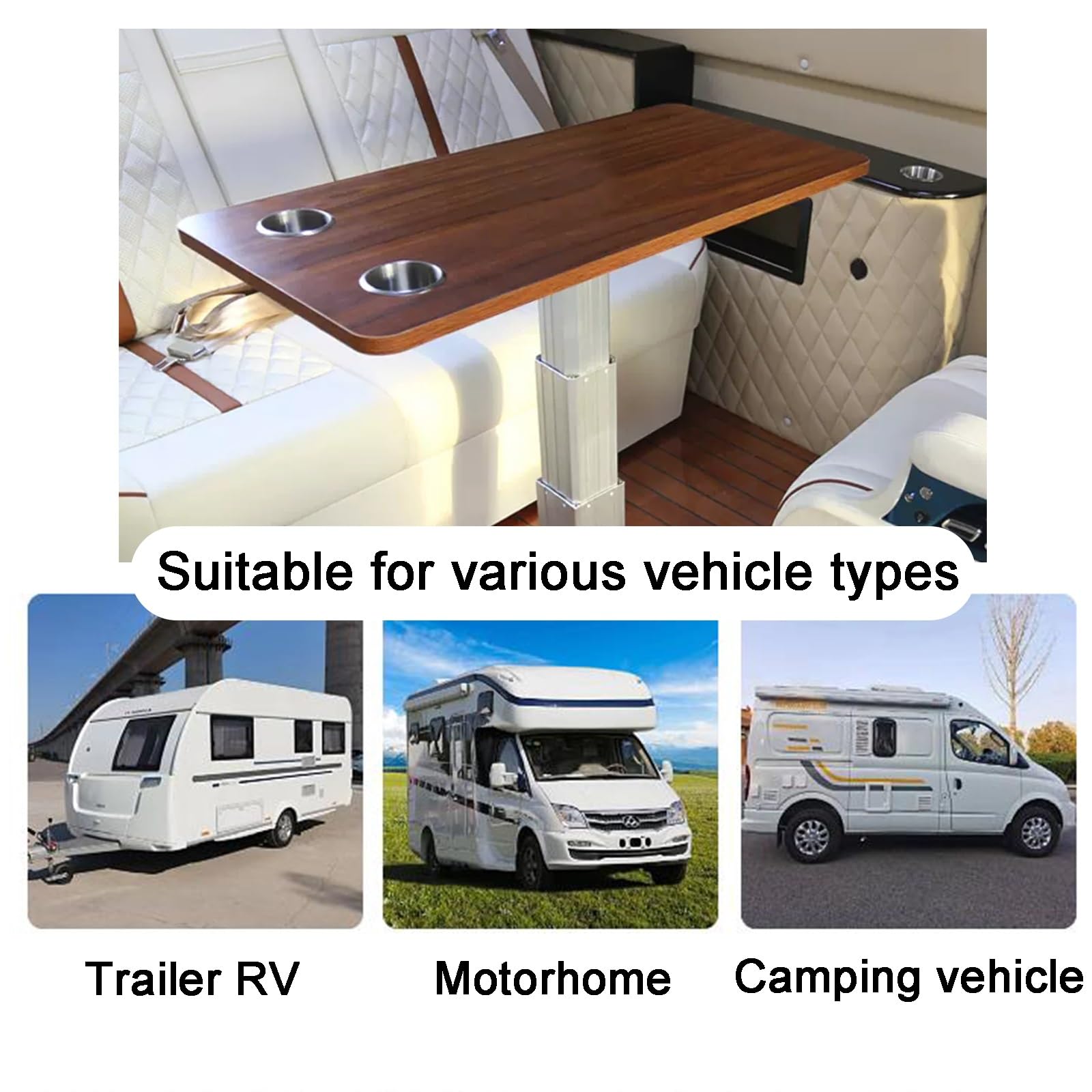 Amazon.co.jp: RV キャンピングカーテーブルパーツ テーブルトップ 