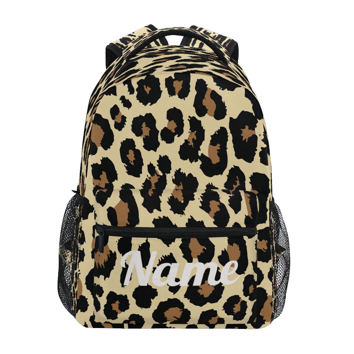 Custom1 - Mochila para niños con texto en inglés "Añade tu nombre", mochila para estudiantes primarias, bolsa para libros para niños y niñas, Personalizado10, talla única