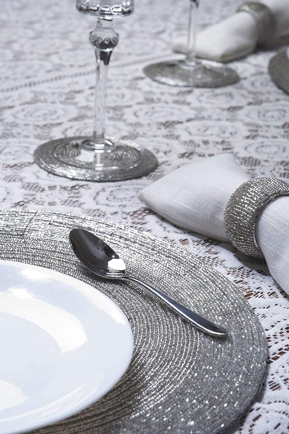 AH Kralen Placemats, Kralen Onderzetters Of Goudkleurig Onderbord