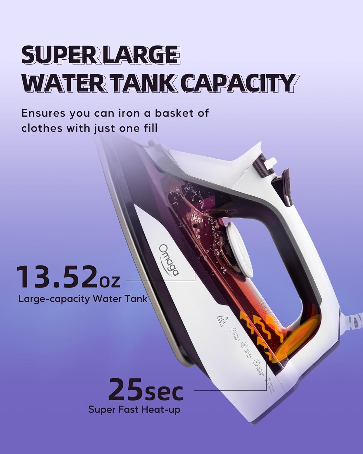 Home Steam Iron Bundle Set, Efficient Ironing, Easy to Carry, Suitable for All Kind of Garments