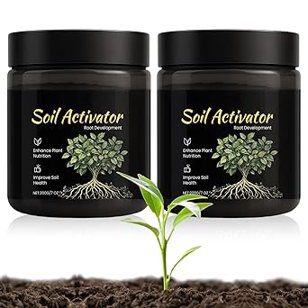 2Pcs Soil Activators,Soil Pro Activator,Nauticos Plant Food Enhancer,Premium Soil Revitalizer gor Plants,Supports Root Development & Nutrient Absorption for Lawn Garden Indoor Outdoor Plants200g