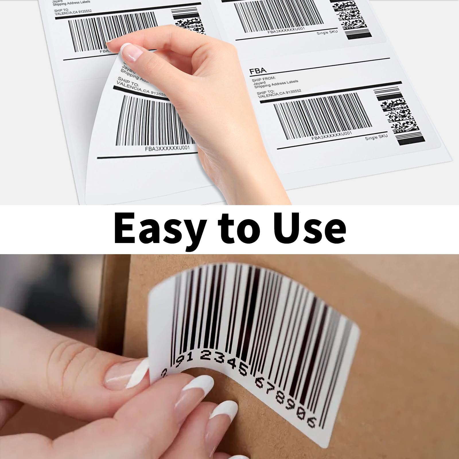 Snapklik.com : 3-1/3 X 4 Inches Shipping Address Labels, Thermal ...